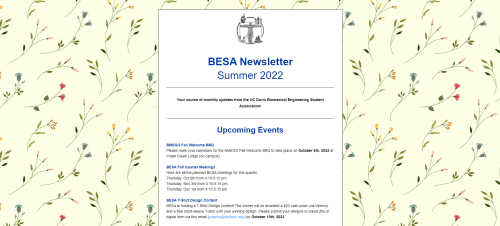 Summer Newsletter